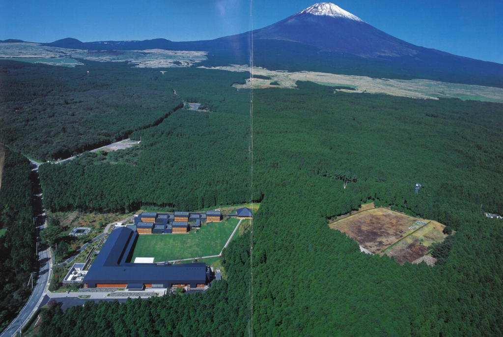 Bird's Eye View of RINRI Institute of Ethics, Gotemba, near Mt. Fuji